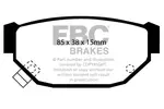 Klocki hamulcowe - komplet EBC BRAKES DP674 (Oś tylna)