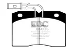 Klocki hamulcowe - komplet EBC BRAKES DP702 (Oś przednia)