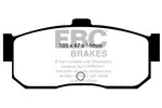 Klocki hamulcowe - komplet EBC BRAKES DP4889R (Oś tylna)