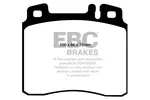 Klocki hamulcowe - komplet EBC BRAKES DP4963R (Oś przednia)