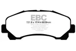 Klocki hamulcowe - komplet EBC BRAKES DP42113R (Oś przednia)