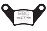 Klocki hamulcowe - komplet EBC BRAKES DPX2129 (Oś tylna)