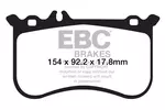Klocki hamulcowe - komplet EBC BRAKES DP42138R (Oś przednia)