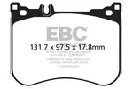 Klocki hamulcowe - komplet EBC BRAKES DP22178 (Oś przednia)