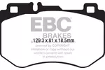 Klocki hamulcowe - komplet EBC BRAKES DP32209C (Oś przednia)