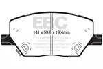 Klocki hamulcowe - komplet EBC BRAKES DP22239 (Oś przednia)