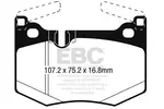 Klocki hamulcowe - komplet EBC BRAKES DP3671C (Oś przednia)