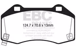 Klocki hamulcowe - komplet EBC BRAKES DP42286R (Oś przednia)