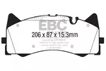 Klocki hamulcowe - komplet EBC BRAKES DP42298R (Oś przednia)