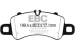 Klocki hamulcowe - komplet EBC BRAKES DP32307C (Oś przednia)