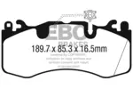 Klocki hamulcowe - komplet EBC BRAKES DP42336R (Oś przednia)