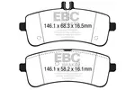 Klocki hamulcowe - komplet EBC BRAKES DP42350R (Oś tylna)
