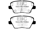 Klocki hamulcowe - komplet EBC BRAKES DPX2363 (Oś tylna)