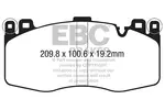 Klocki hamulcowe - komplet EBC BRAKES DP42370R (Oś przednia)
