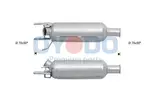 Filtr cząstek stałych (DPF) OYODO 20N0059-OYO