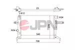 Chłodnica wody JPN 60C9032-JPN